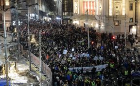 Stefanović - protest - fotografije