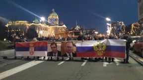 Putin, podrška poseti građani, fotografije