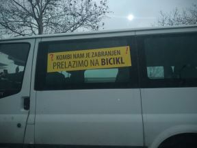 Kombi protest Beograd Zakon o prevozu putnika 