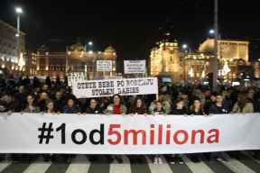 Protest opozicije u Beogradu 9. februar