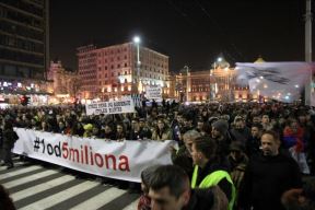 Protest opozicije u Beogradu 9. februar