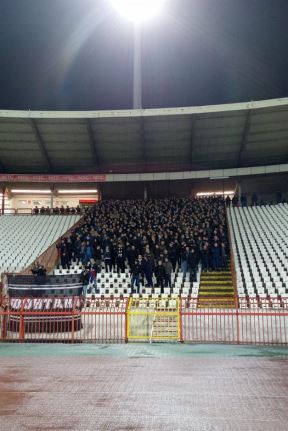 159 derbi: koreografija, navijači, Delije i Grobari