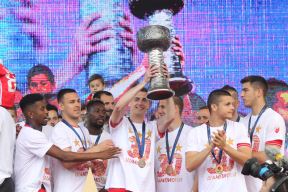 Crvena zvezda šampion Srbije za sezonu 2018/19 proslava titule 