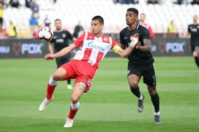 Zvezda - Partizan finale Kupa 2019, fotografije Delije i Grobari korteo ka stadionu