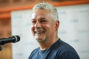 Roberto Badjo u Sportskoj gimnaziji u Beogradu (FOTO)