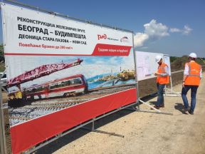 Pruga  Beograd - Budimpešta - prvih 17 kilometara