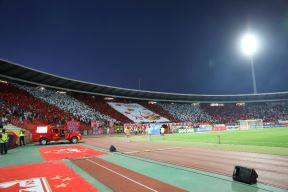 Zvezda - Helsinki FOTO: Novi semafor, Delije, koreografija, 40.000 ljudi na "Rajku Mitiću"