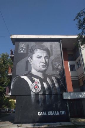 Mural Saši Iliću u Borči (foto)