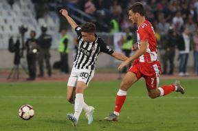 Savo Milošević i Vladan Milojević posle Partizan 2:0 Crvena zvezda, 161. večiti derbi