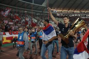 Odbojkaši na Marakani, Crvena zvezda - Olimpijakos, pehar Evropsko prvenstvo
