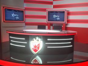 Zvezda TV, promocija na stadionu: Terzić, Kokeza i Čović