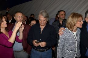 Novak Đoković slavlje u restoranu
