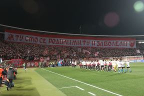 Superliga Večiti derbi Crvena zvezda Partizan 0:0 Pavlović, Petrović, Nikolić, Gavrić, Stevanović