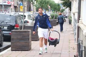 Janko Tipsarević izveo sina iz porodilišta