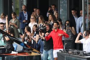 Novak Đoković korona Twitter snimci proslave Adria Tour