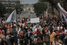 Protest MHE ispred Vlade Srbije ekologija odbranimo reke