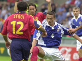 Pre 20 godina Jugoslavija Španija 3 4 Euro 2000 fudbal Milošević Govedarica Komljenović Drulović