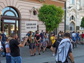 Protest-Novi Sad-treći dan