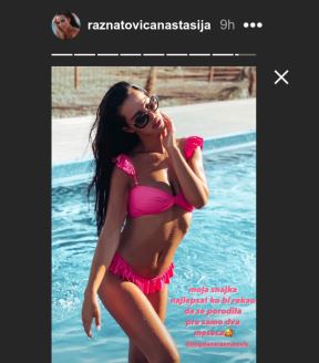 Bogdana Ražnatović u bikiniju nakon drugog porođaja