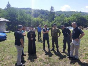 Manastir Mileševa krst na vrhu Titerovac