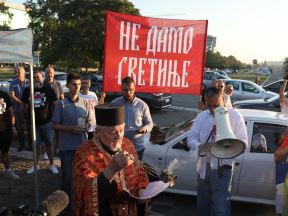 Crna Gora auto-litija Podgorica blokada puteva