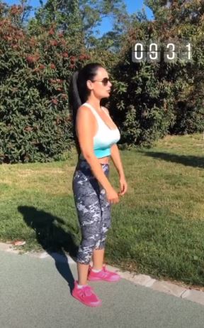 Indira Aradinović Indy Instagram fotografije vežbanje