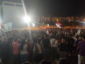 Crne gora izbori pobeda proslava Bijelo Polje Bar Berane Danilovgrad