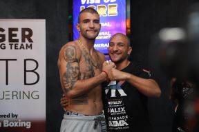 Veljko Ražnatović boks bokser bokserski meč merenje u Beogradu