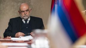 Državni službenik glumci Žarko Laušević Aleksandar Berček uloge