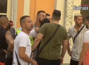 Zadruga najnovije Miki izbačen Miki i Vladimir tuča VIDEO povrede Vladimir posekotina na licu FOTO