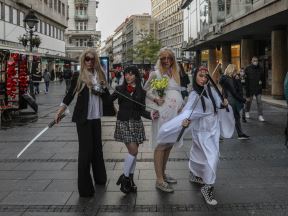 Zombi šetnja 2020 Beograd Festival srpskog filma fantastike fotografije