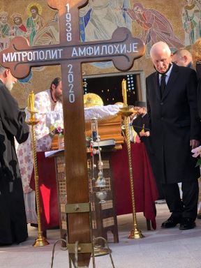 sahrana vladika amfilohije matija beckovic foto