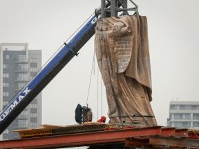 stefan nemanja spomenik radovi savski trg rekonstrukcija beograd fotografije