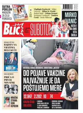 prelistavanje sutrasnje stampe 7 novembar 2020