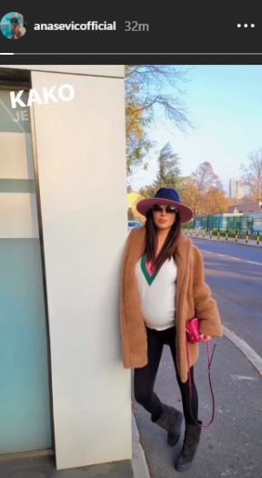 ana sevic telo nakon porodjala instagram foto