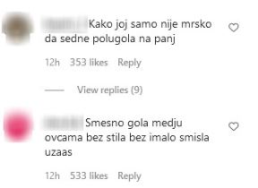 teodora dzehverovic slika sa jaretom seno prozivke na instagramu 