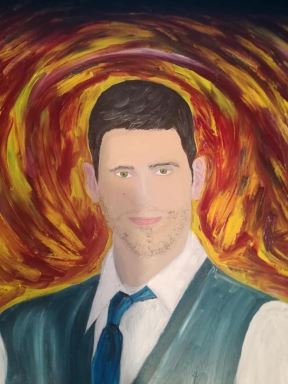 novak djokovic portret 380 hiljada evra slikar slava markani