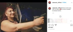 rada vasic pistolj instagram foto