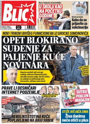 prelistavanje sutrasnje stampe 12 januar