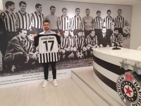 Marko Živković iz FK Partizan igra za Teleoptik