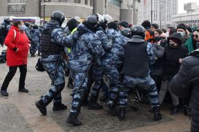 protesti rusija vladimir putin aleksej navaljni moskva fotografije