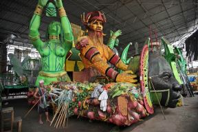rio de zaneiro 2021 otkazan karneval u riu korona virus fotografije