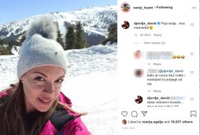 sanja kuzet bez sminke prozivke Instagram foto djordje david