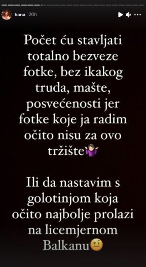 hana hadziavdagic instagram lajkovi 