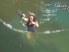 zadruga tara skocila u jezero zbog sa video