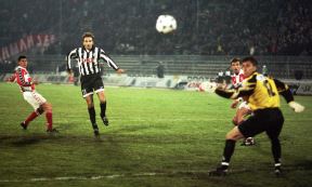 partizan zvezda sneg aprilski derbi 1997 video