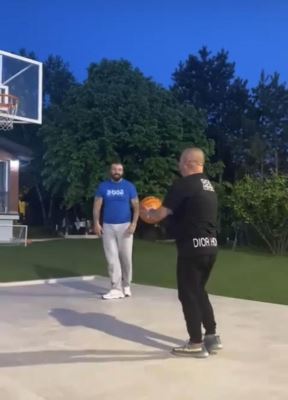 djani nikola pekovic igraju kosarku