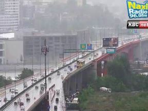 beograd kolaps kisa saobracajne guzve fotografija