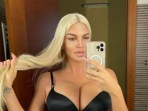 Jelena Karleuša na aerodromu bez šminke