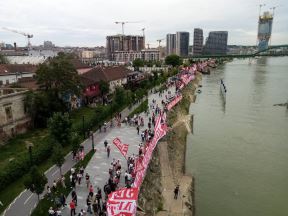 crvena zvezda proslava reka bal na vodi